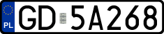 License plates of Poland, Regular car plates