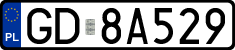 License plates of Poland, Regular car plates