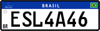 License plate of Brazil, Private owners (Mercosul)