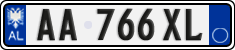 License plate of Albania, Cars (2011)