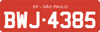 License plate of Brazil, Commercial vehicles (1990)