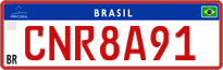 License plate of Brazil, Commercial vehicles (Mercosul)
