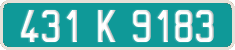 French license plate, Diplomatic