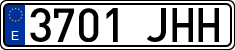 License plates of Spain, Ordinary (2000)
