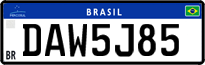 License plate of Brazil, Private owners (Mercosul)