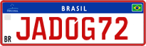License plate of Brazil, Commercial vehicles (Mercosul)