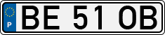 License plate of Portugal, Regular plates