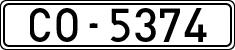 License plates of Spain, 1900 year series
