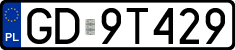License plates of Poland, Regular car plates