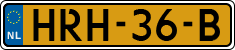 License plate of the Netherlands, Cars