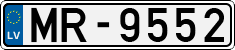 License plate of Latvia, Regular car plates
