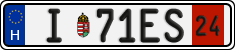 license plates of Hungary, Temporary (2022)