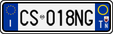License plate of Italy, Cars (1994 year series)