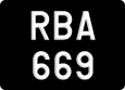 License plate of Malaysia, A(BC) 1(234)