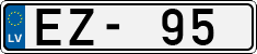 License plate of Latvia, Regular car plates