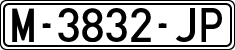 License plates of Spain, 1971 year series