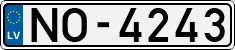 License plate of Latvia, Regular car plates