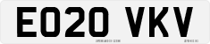 License plate of the United Kingdom, 2001 year system