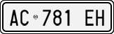 License plate of Italy, Cars (1994 year series)