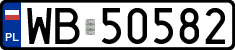 License plates of Poland, Regular car plates