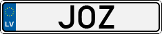 License plate of Latvia, Vanity Plates