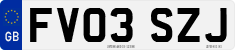 License plate of the United Kingdom, 2001 year system