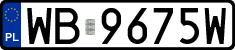 License plates of Poland, Regular car plates