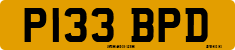 License plate of the United Kingdom, 1983 year system