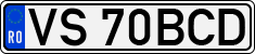 License plate of Romania, Regular plates