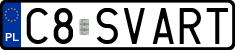 License plates of Poland, Vanity Plates