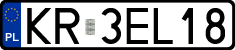License plates of Poland, Regular car plates