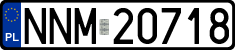 License plates of Poland, Regular car plates