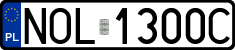 License plates of Poland, Regular car plates