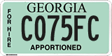 Georgia, Apportioned