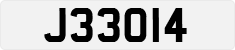 License plate of Jersey, Regular plates (J123456)
