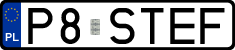 License plates of Poland, Vanity Plates