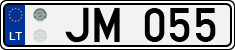 License plate of Lithuania, Trailers