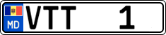 License plate of Moldova, Cars (2015)