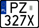 License plates of Poland, Special vehicles and motorcycles