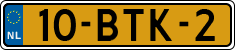 License plate of the Netherlands, Heavy Commercial Vehicles (1994 system)