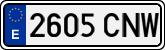 License plates of Spain, Ordinary (2000)