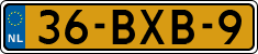 License plate of the Netherlands, Heavy Commercial Vehicles (1994 system)