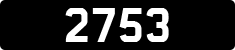 License plate of Guernsey, Regular plates