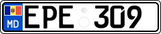 License plate of Moldova, Cars (2015)