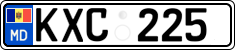 License plate of Moldova, Cars (2015)