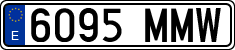 License plates of Spain, Ordinary (2000)