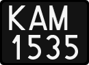 License plates of Poland, 1976 year system