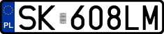 License plates of Poland, Regular car plates