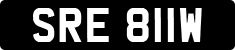 License plate of the United Kingdom, 1963 year system