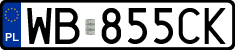 License plates of Poland, Regular car plates
